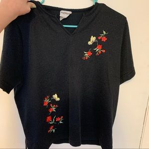 Bon Worth Embroidered Shirt